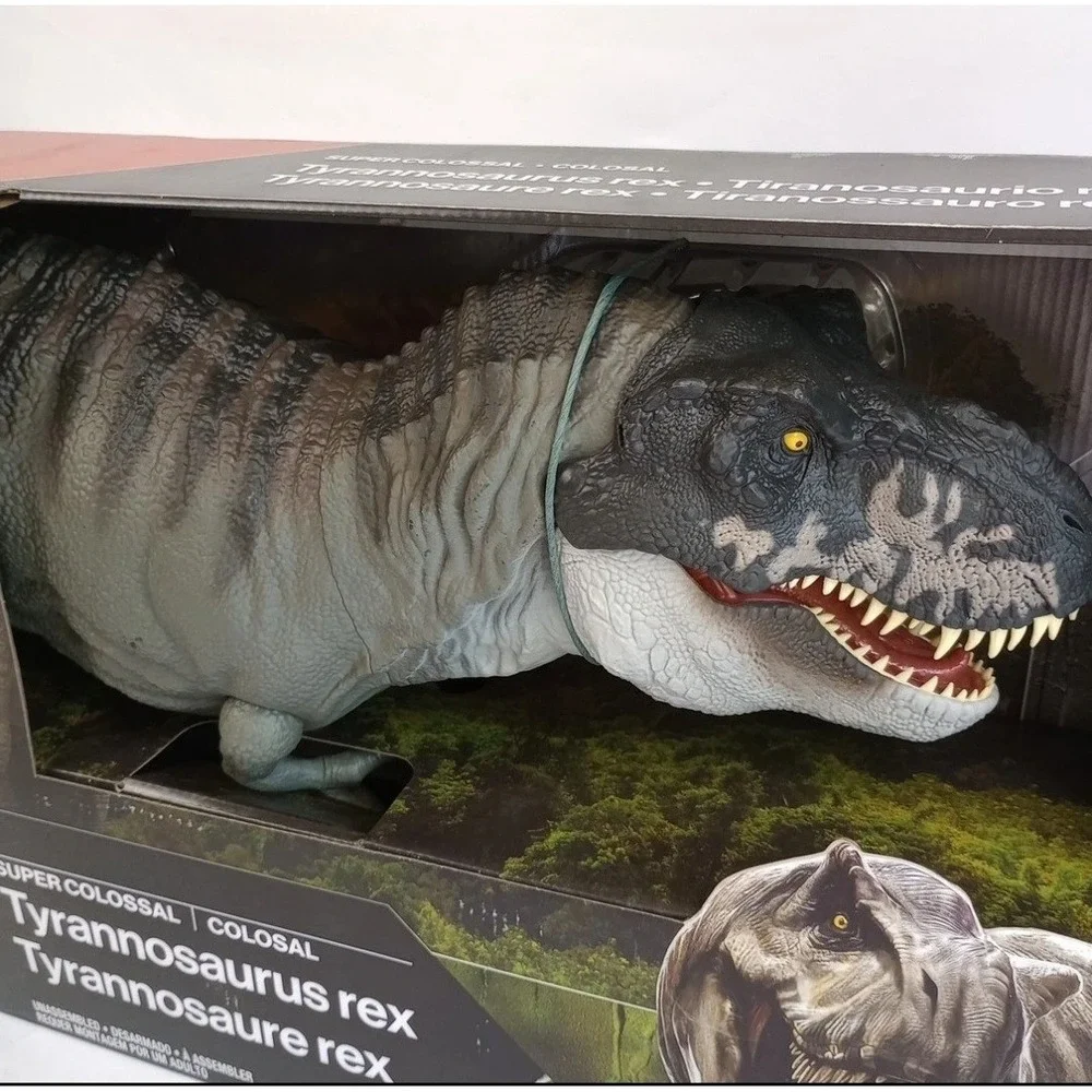 Mattel Jurassic World Rebirth Super Colossal Tyrannosaurus Rex 3ft‎ Dinosaur Toy